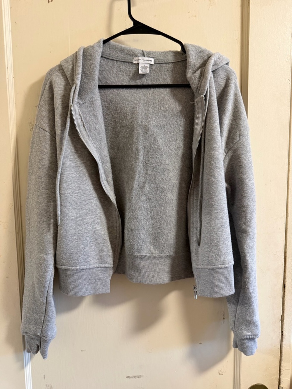 Comfy Gray Women's Zip Hoodie & Jogger Set - Picture 9 of 12